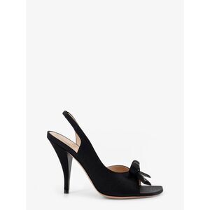 Dior Women Bow Satin Sandals With Logo Bow Detail